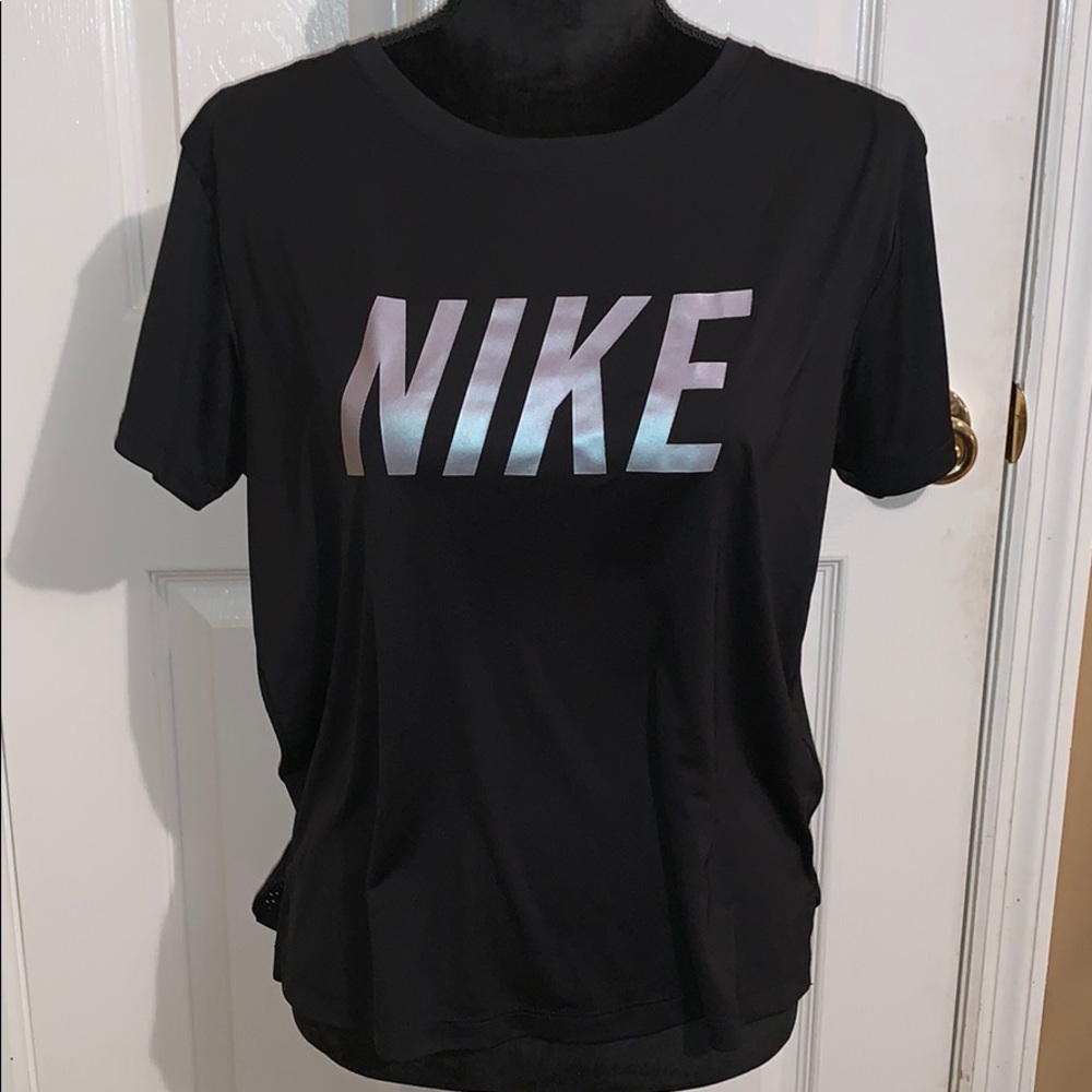 Black Nike Tee w/ Mesh Back